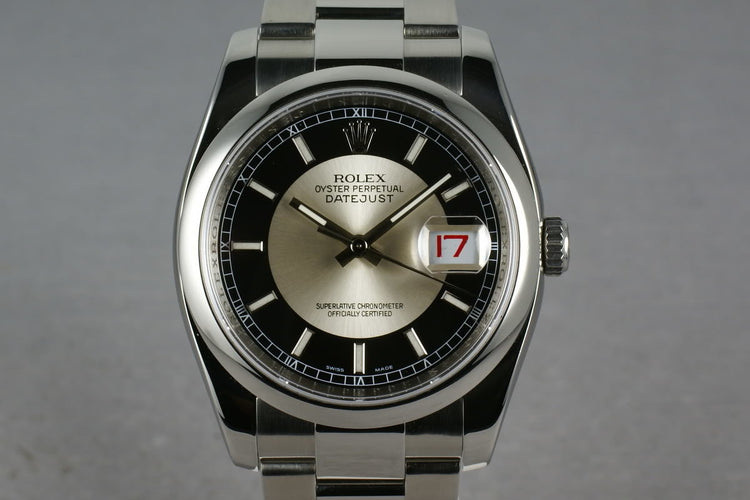 Rolex Datejust 116200 Tuxedo Dial