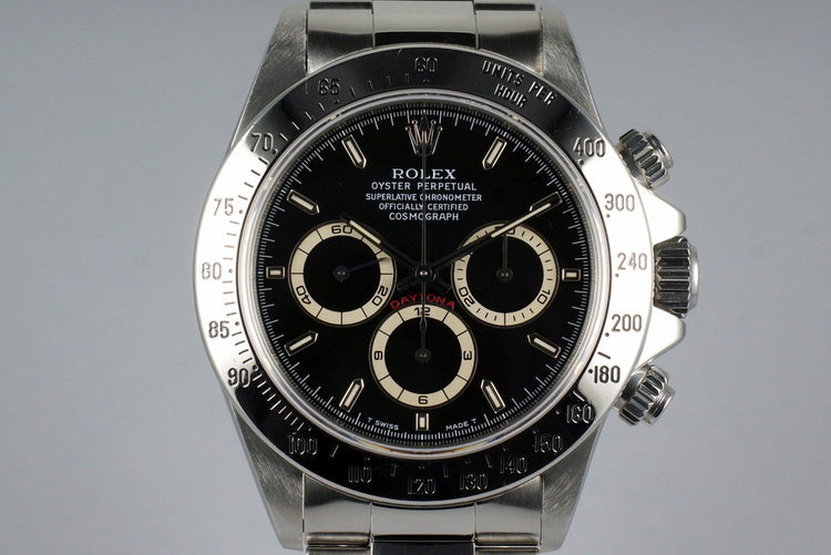 1997 Rolex Zenith Daytona 16520 Black Dial