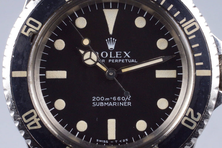 1968 Rolex Submariner 5513 Meters First