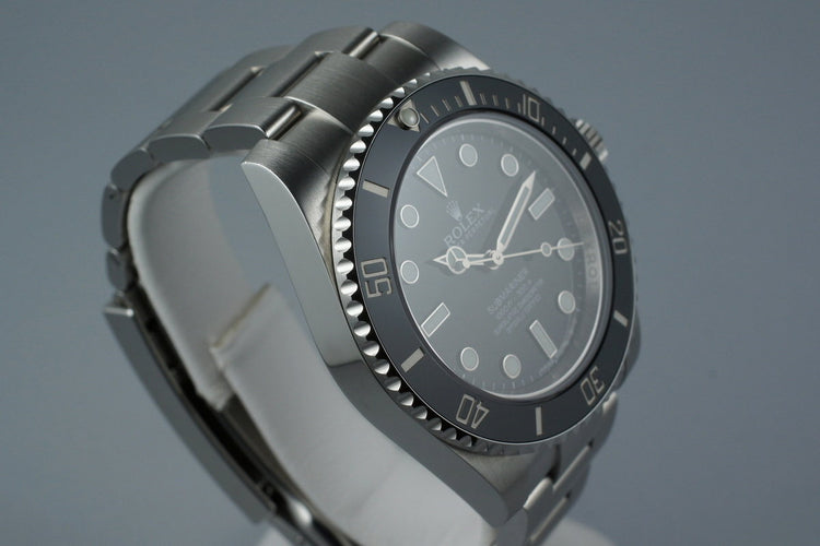 2010 Rolex Submariner 114060 with Box and Papers