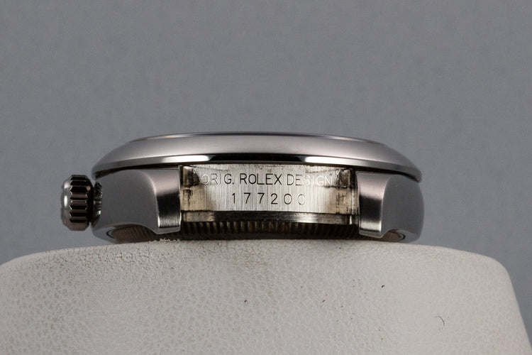 2007 Rolex Mid Size Oyster Perpetual 177200 Salmon Dial