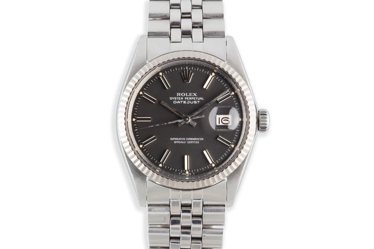 1973 Datejust 1601 Matte Black Dial
