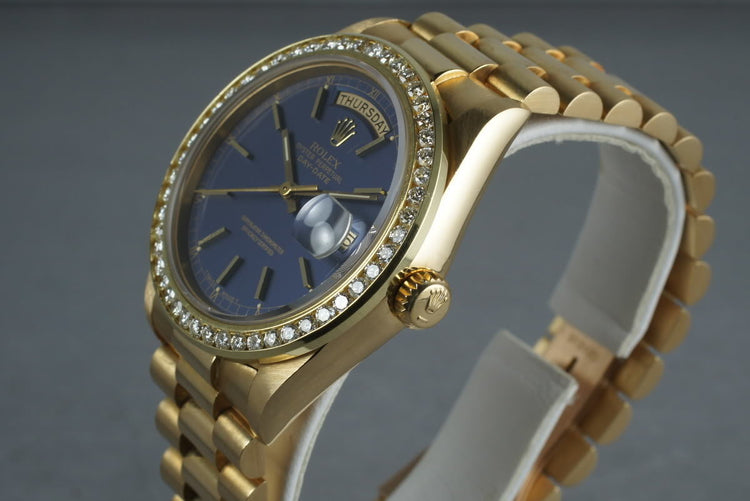 1982 President 18038 with Diamond Bezel