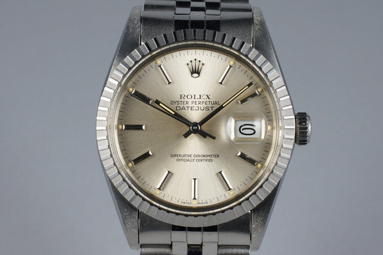1985 Rolex DateJust 16030 with Silver Dial