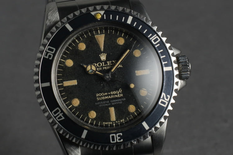 1963 Rolex Submariner 5512 PCG with 4 line gilt non chapter ring dial