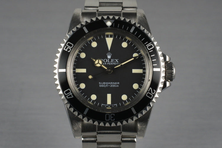 1984 Rolex Submariner 5513 Maxi Dial