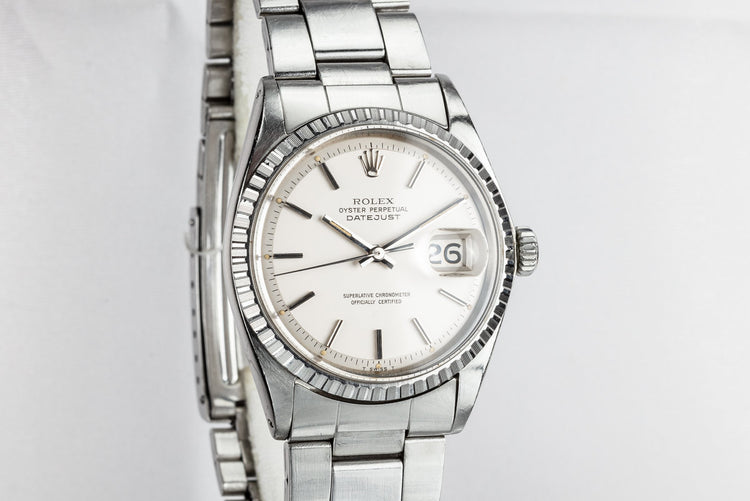 1970 Rolex DateJust 1603 with Matte Silver Dial