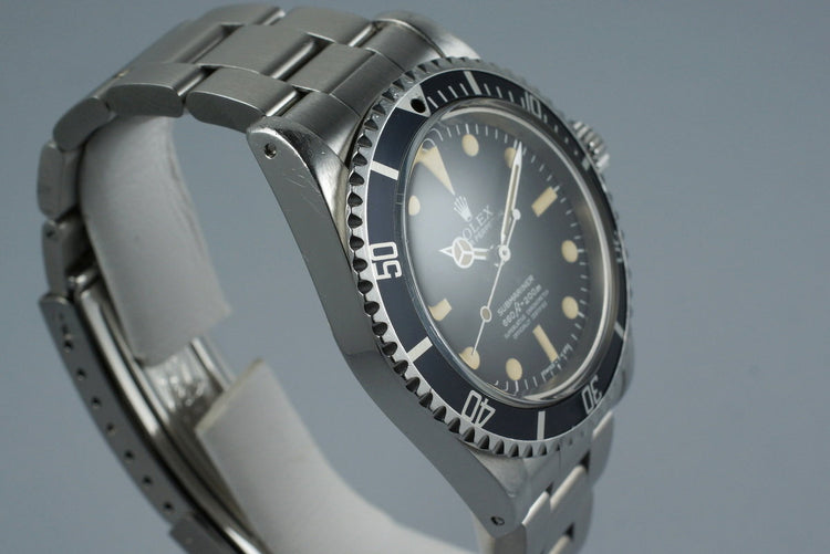 1978 Rolex Submariner 5512 Mark III Maxi Dial with Box and Papers