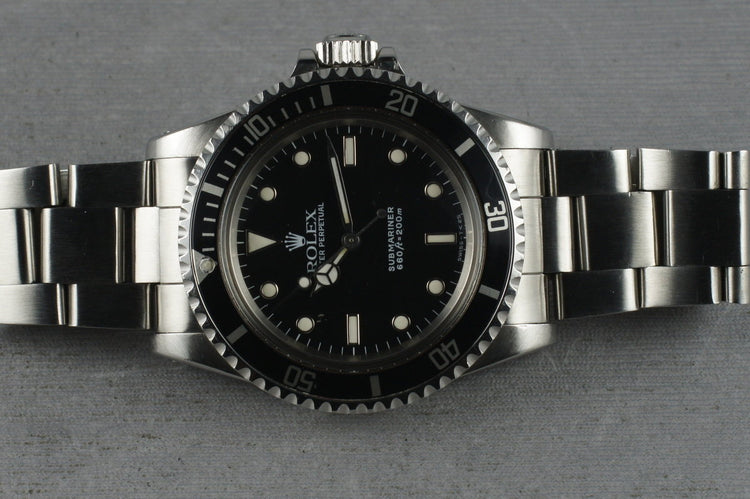 Rolex Submariner 5513 with WG surrounds