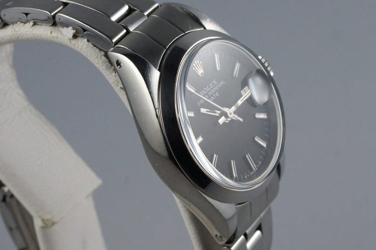 1972 Rolex Ladies Date 6916 Black Sigma Dial