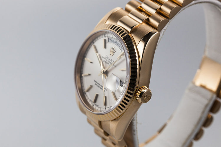 2002 Rolex YG Day-Date 118238 with Box