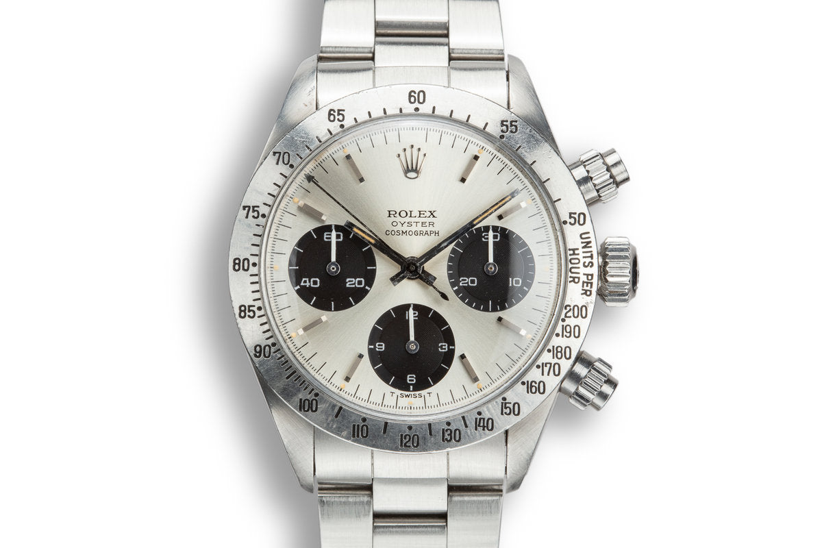 HQ Milton - 1972 Rolex Daytona 6265 Silver Dial, Inventory #A2158