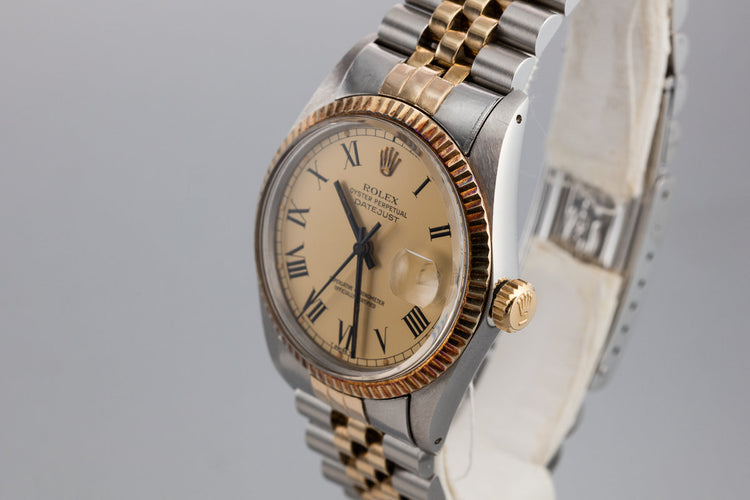 1980 Rolex Two-Tone DateJust 16013 With Matte Gold "Buckley" Dial