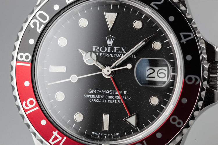 1985 Rolex Fat Lady GMT-Master II 16760 with "Star Dust" Dial and Box and Papers