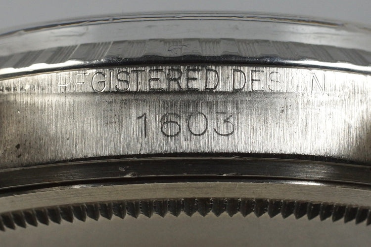 1968 Rolex DateJust 1603 Silver Dial