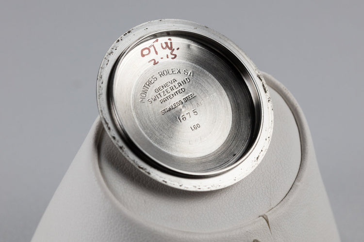 1960 Rolex GMT-Master 1675 Pointed Crown Case with Gilt Swiss Only Dial