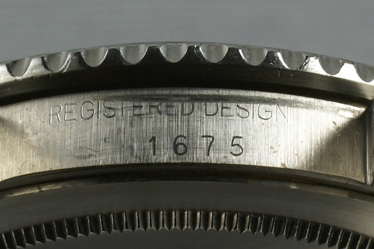 Rolex GMT 1675 with Box and Papers