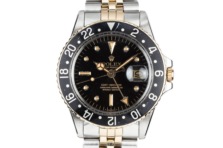 1978 Rolex Two Tone GMT-Master 1675 with Black Nipple Dial