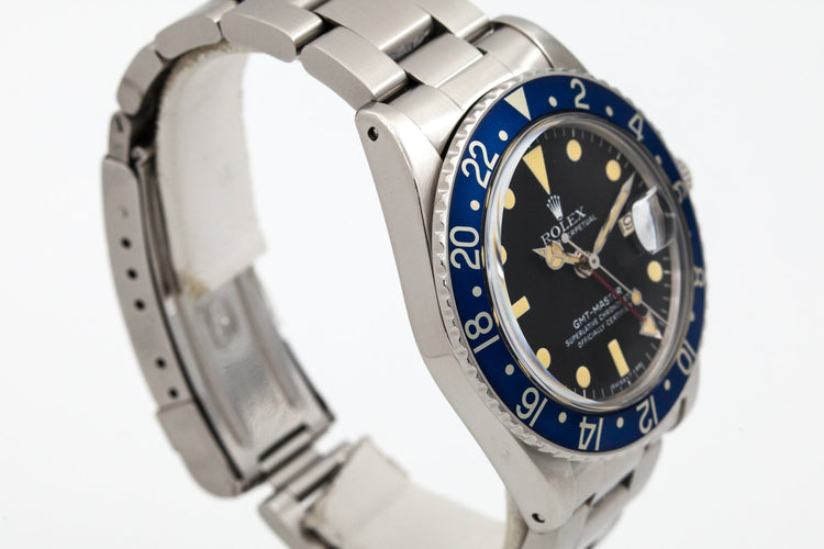 1978 Rolex GMT 1675 Blueberry