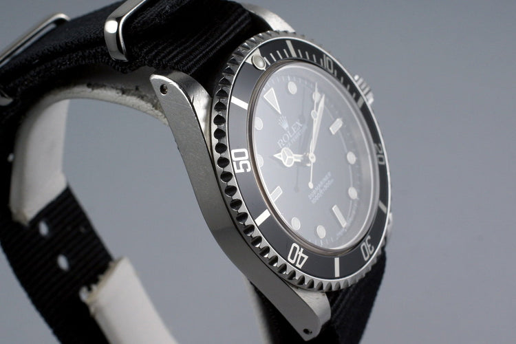 2001 Rolex Submariner 14060M