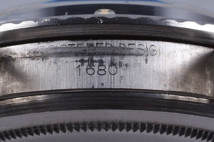 1970 Rolex Red Submariner 1680 Mark IV Dial