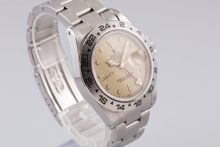 1984 Rolex Explorer II 16550 Unpolished "Cream" Rail Dial