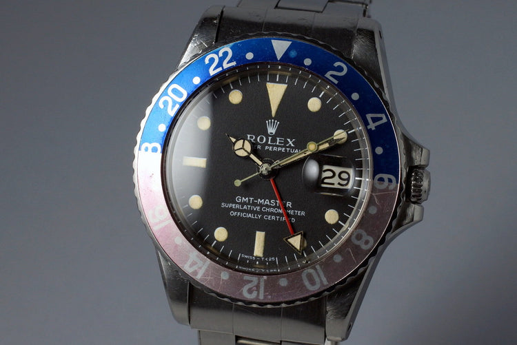 1968 Rolex GMT 1675 Mark I Dial