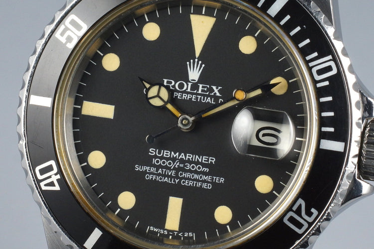 1981 Rolex Submariner 16800