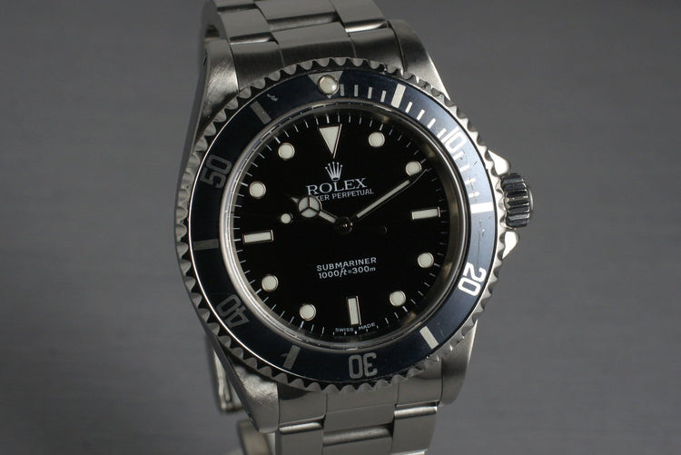 2002 Rolex Submariner 14060