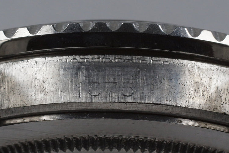 1964 Rolex GMT 1675 Glossy Gilt Dial with Box and Papers