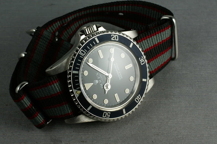 Rolex Submariner 5513 L serial on Nato