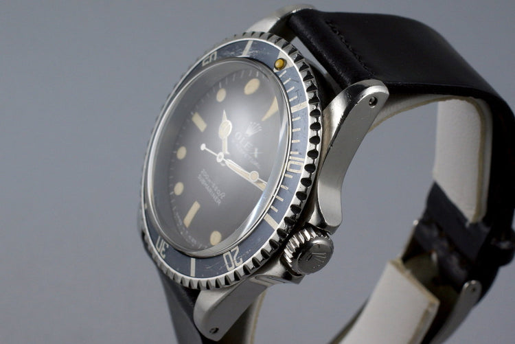 1967 Rolex Submariner 5513 Brown Meters First Dial