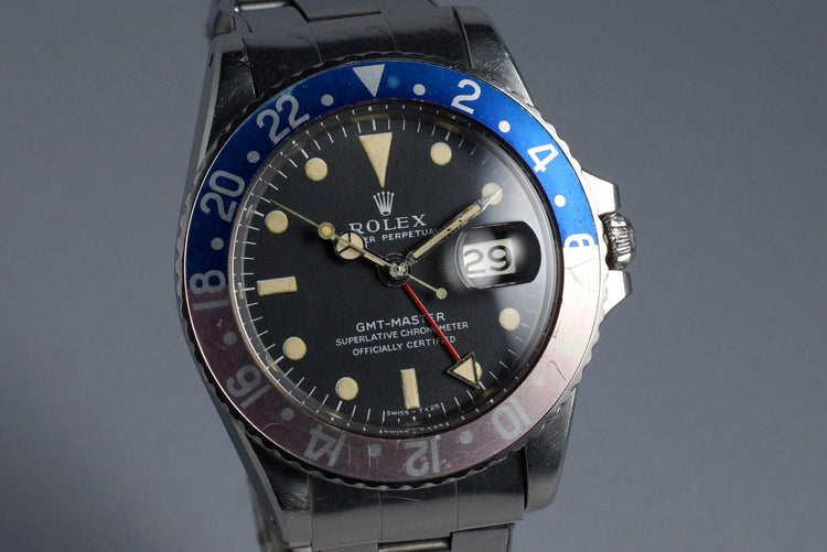 1968 Rolex GMT 1675 Mark I Dial