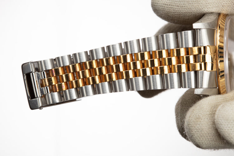 1991 Rolex Two-Tone DateJust 16233 Champagne Dial with Rosy Case Patina