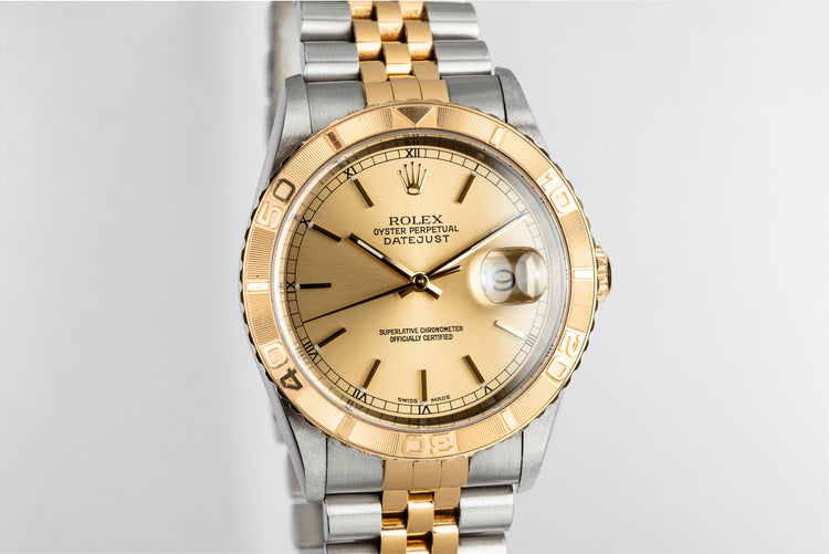2001 Rolex Two-Tone DateJust "Thunderbird" 16263