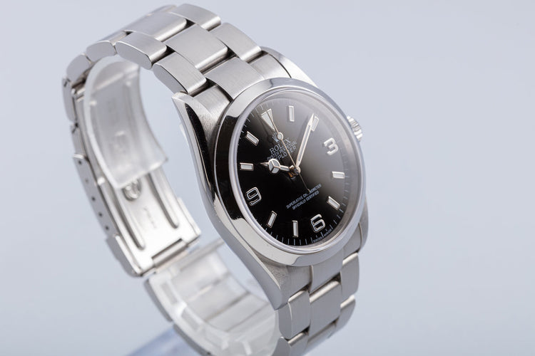 2009 Rolex Explorer 114270 with Box & Card