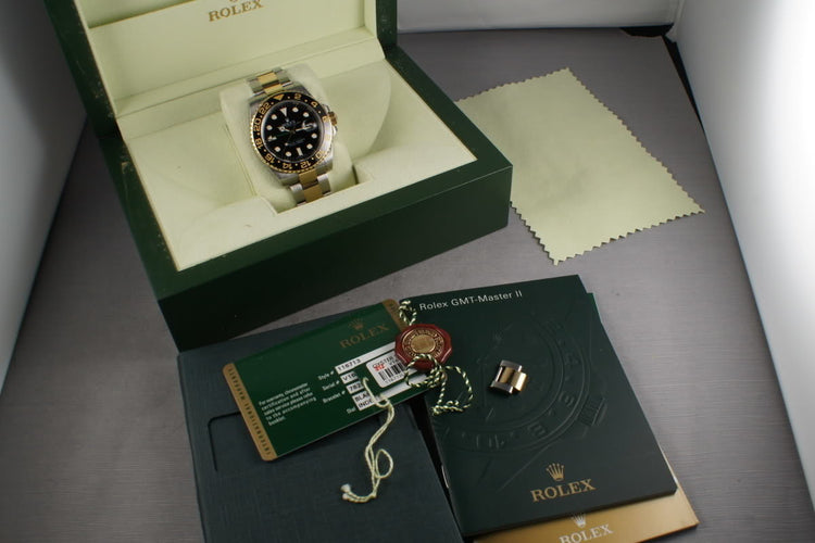 2010 Rolex Ceramic GMT 116713 with Box and Papers