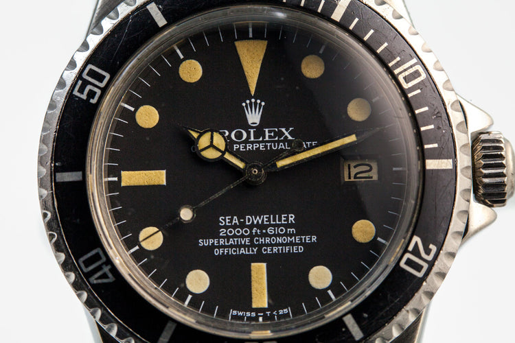 1978 Rolex Sea Dweller 1665 Mark I Dial