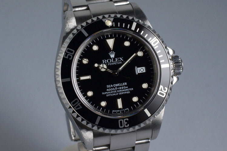 1995 Rolex Sea Dweller 16600 with Box and Papers