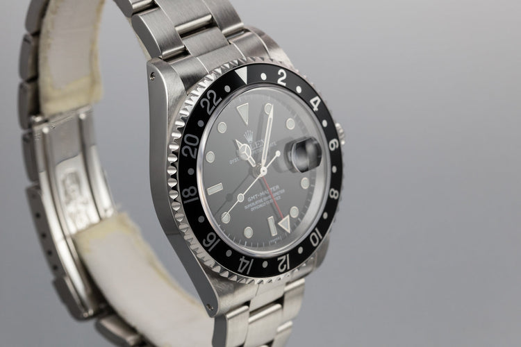 1999 Rolex GMT-Master 16700 SWISS Only Dial with Box and Papers