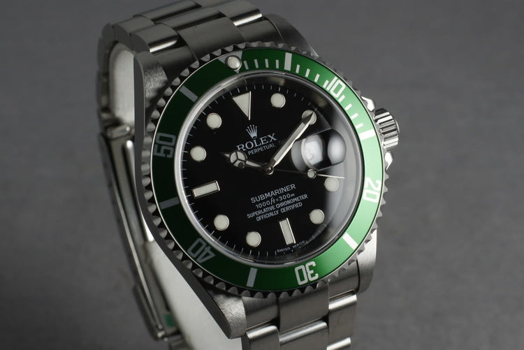 2006 Rolex Submariner 16610LV with Box and Papers