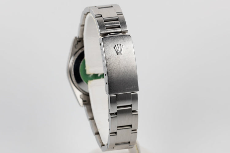 1997 Rolex Mid Size Oyster Perpetual 67480 Silver Dial with Box and Papers