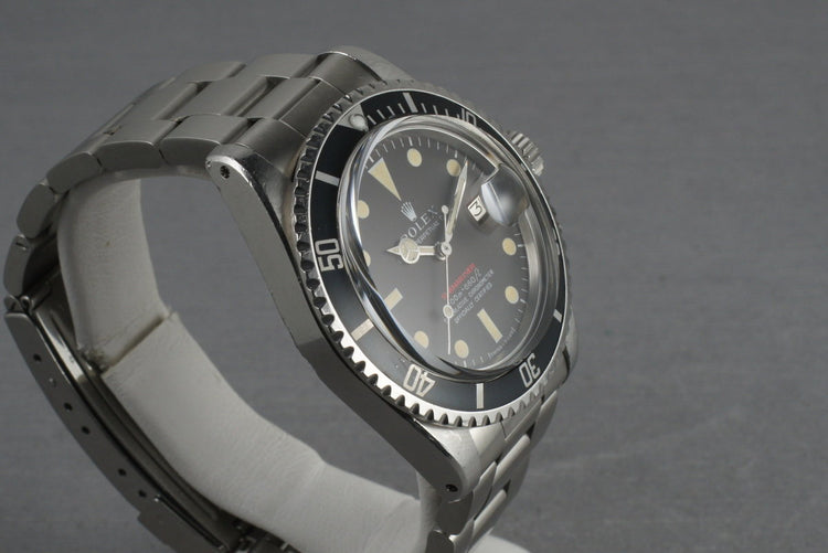 Rolex Red Submariner 1680 Meters First Mark 2 BROWN dial