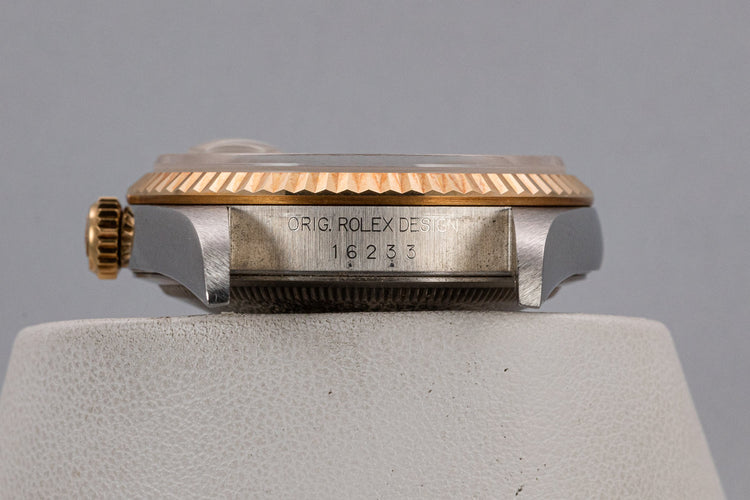 1995 Rolex Two-Tone DateJust 16233 Champagne Dial with Box and Papers