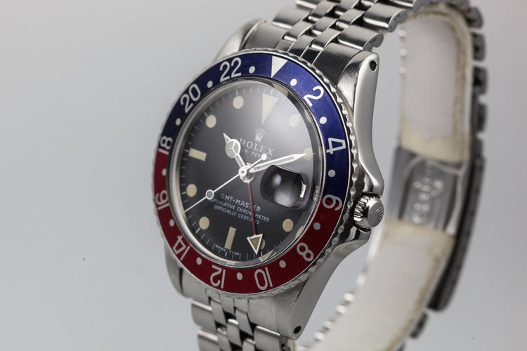 1970 Rolex GMT-Master 1675 with "Pepsi" Insert