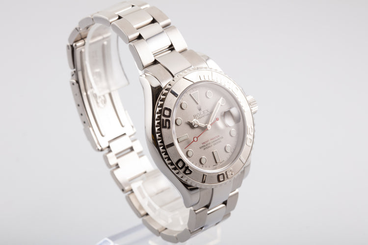 2005 Rolex Stainless Steel & Platinum Yacht-Master 16622 with Box