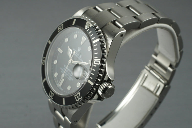 1999 Rolex Submariner 16610