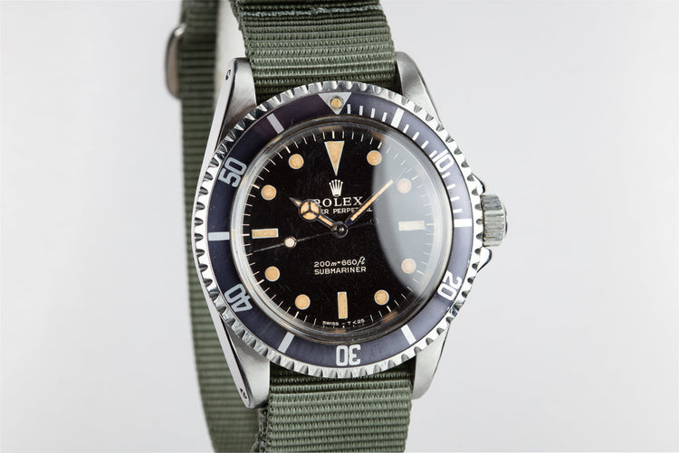 1964 Rolex Submariner 5513 with Meters first Gilt Dial