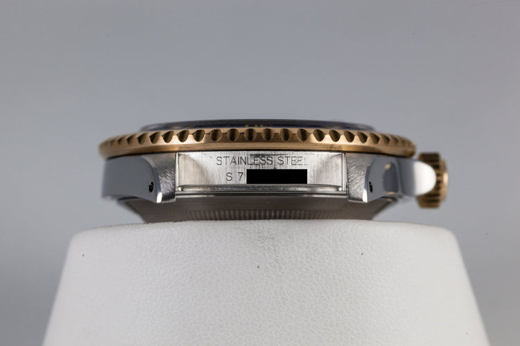 1995 Rolex Two Tone Submariner 16613 with Purple Dial