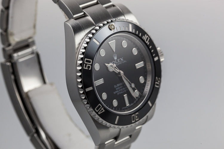 2012 Rolex Submariner 114060 with Box and Papers